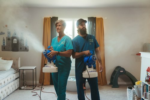 sanitizing bedroom